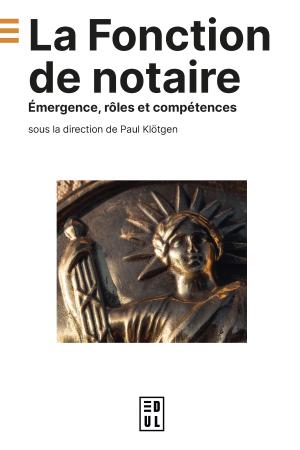 Couverture de La Fonction de notaire (Edul, 2026)